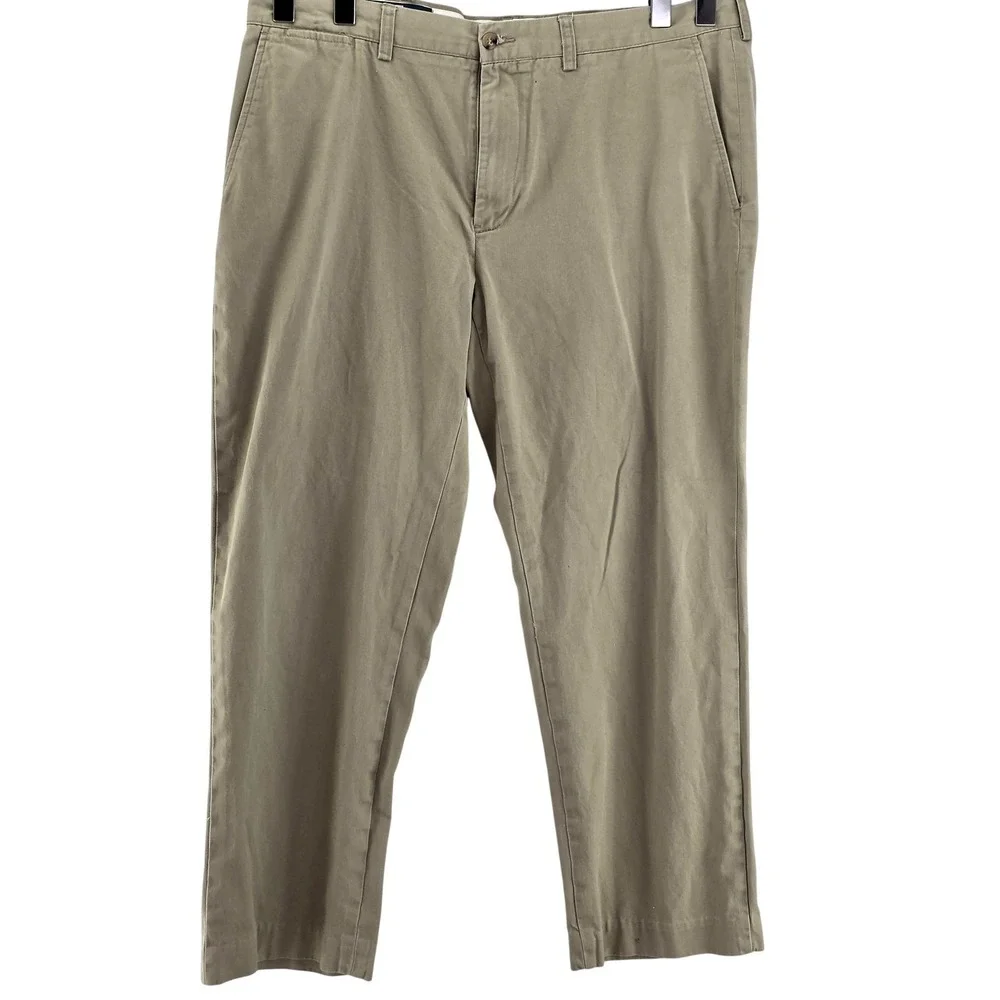 Polo Ralph Lauren Prospect Pants Mens 38x31 Beige Chino 100% Cotton Casual Khaki